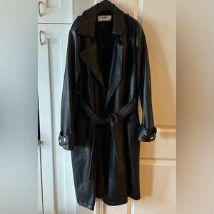 4th & Reckless Vegan Leather Trench Coat